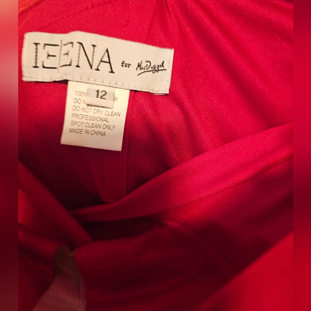 Size 12 NWT Red Mac Duggal Bustier Evening Gown - Picture 4 of 8